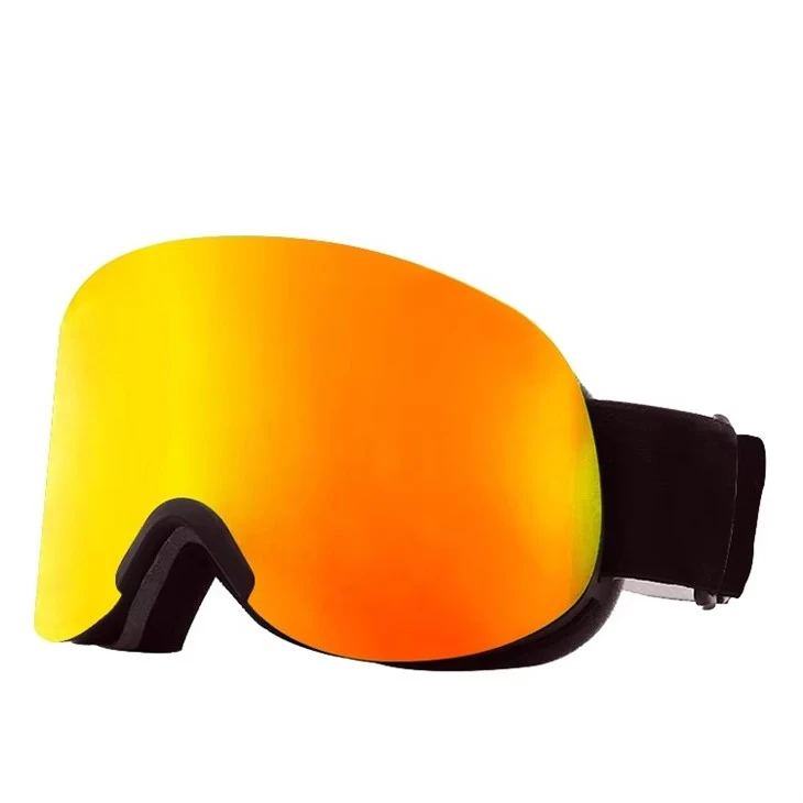 yellow ski glasses